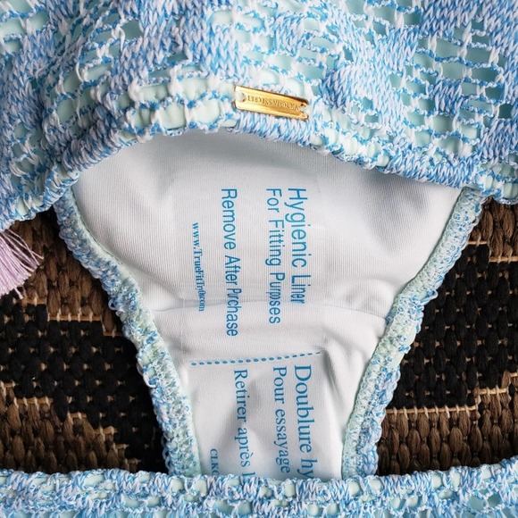 Victoria's Secret Crochet Lace String Teeny Bikini - Picture 5 of 7